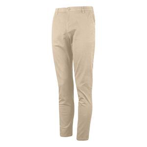 Island Green Mens Stretch Chino Tapered Golf Pants / Stone